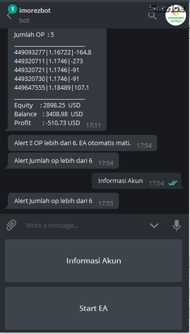 Alert!! OP ea robot lebih dari 6...semoga tetap profit om