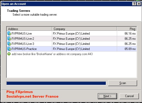 FxPrimus Server Eropa